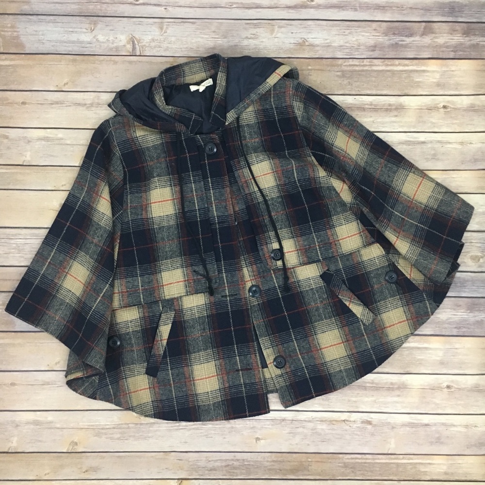 Plaid Poncho - image 2